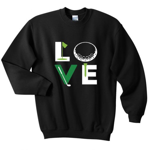 Love-Golf-Typo-Sweatshirt