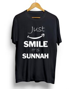 Just-Smile-Its-Sunnah-T-Shirt
