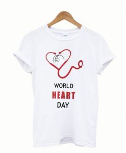 World-Heart-Day-white-T-Shirt