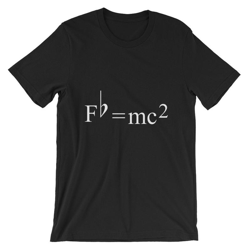Fb-mc2-musicians-theory-of-relativity-Unisex-T-Shirt