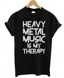 Heavy-Metal-Music-Is-My-Therapy-t-shirt