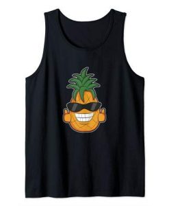 Pineapple-With-Sunglases-Tank-Top