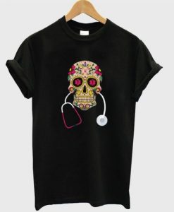 skull-medical-t-shirt