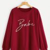 Babe-Crewneck-Sweatshirt