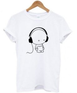 Earphone-Music-T-shirt