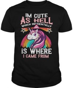 I’m-cute-Unicorn-T-shirt