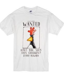 Wanted-Chicken-T-Shirt