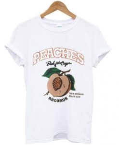 peaches-record-t-shirt
