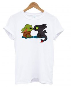 Baby-Yoda-and-Baby-Toothless-T-shirt