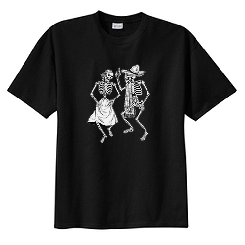 dancing-skeleton-t-shirt