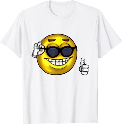 Sunglasses-Emoji-T-Shirt