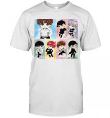 BTS Cartoon T Shirt