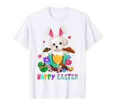 Happy Easter Maltese Dog T Shirt