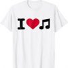 I Love Music T Shirt