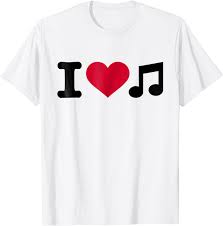 I Love Music T Shirt