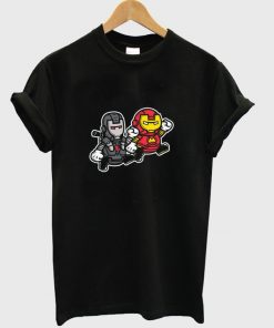 Iron-Man-and-War-Machine-Cartoon-T-shirt