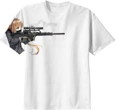 Sniper Girl Anime T Shirt