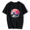 Wave Retro Japan T Shirt