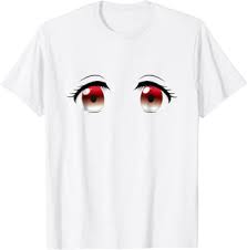 Kawaii Anime Eyes Boobs T Shirt