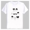 Kpop Team BTS Cartoon T Shirt