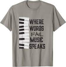 Where World Fail Music Speaks T Shirt