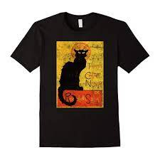 Black Cat Halloween T Shirt