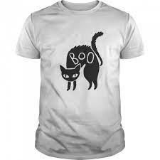 Halloween Black Cat T Shirt