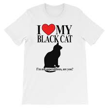 I Love My Black Cat T Shirt