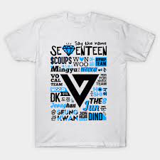 Seventeen Collage Kpop T Shirt