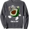 Guac And Roll Rock Avocado Sweatshirt