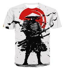 Japanese Samurai Harajuku T Shirt