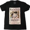 Wanted Luffy One Piece T Shirt