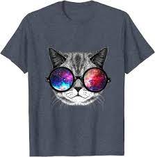 Cool Cat Glasses T Shirt