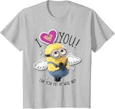 I Love You Minion T Shirt