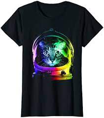 Space Cat Astraunout T Shirt