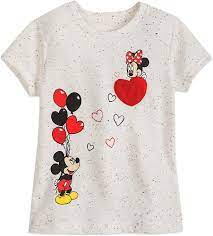 Heart Balloon Mickey And Minnei Tshirt