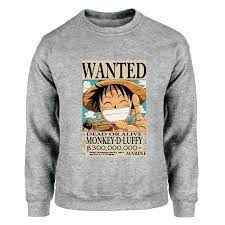 Wanted Luffy One Piece Sweatshirt