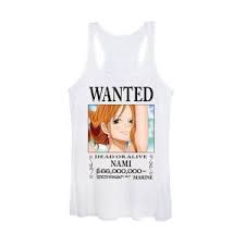 Wanted Nami Anime One Piece Tanktop