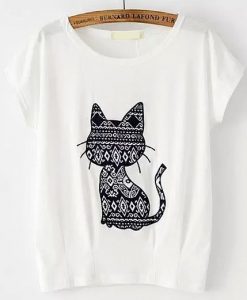 Cat Pattern Tshirt