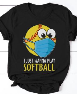 Softball Mask Tshirt