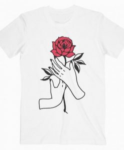 Aesthetic-Rose-Tshirt