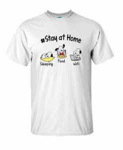 stayathome-Snoopy-T-Shirt