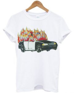 Burning-Police-Car-T-shirt-247x300