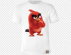 Think Red Bird Angry Bird Tshirt