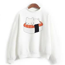 Cute Sushi Cat Sweatshirt