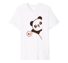Hi Panda Tshirt