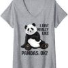 I Just Really Like Panda Tshirt