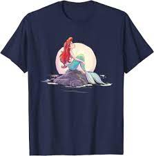 Lonely Mermaid And The Moon Tshirt