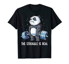 The Struggle Is Real Panda Yshirt