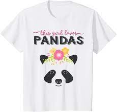 This Girl Loves Pandas Tshirt